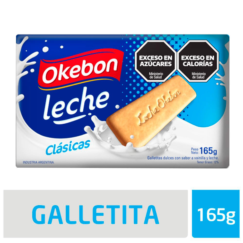 Galletitas Okebon Leche 165 G
