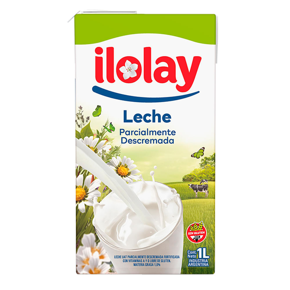 Leche Descremada Ilolay 1 Lt