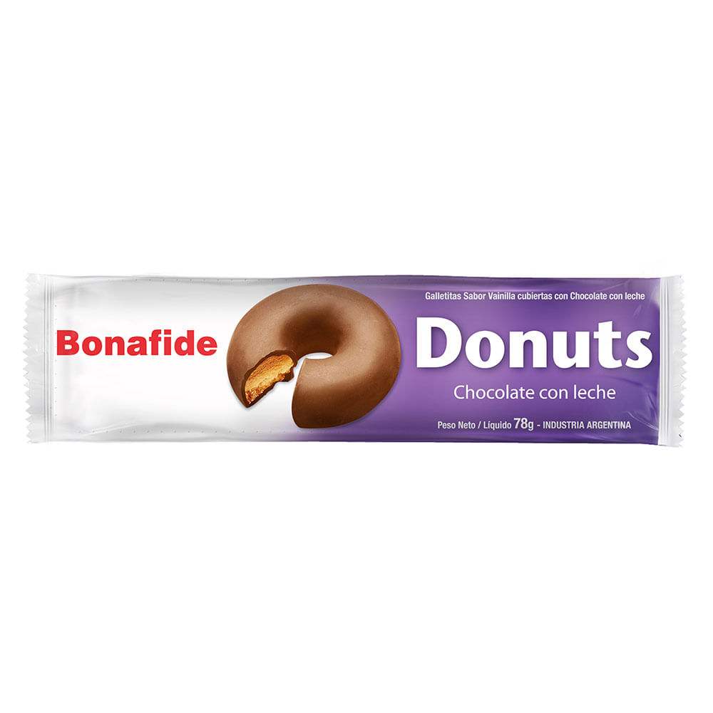 Galletitas Chocolate Donuts Con Leche 78 G