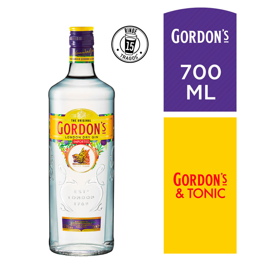 Gin Gordons Pink 700 cc