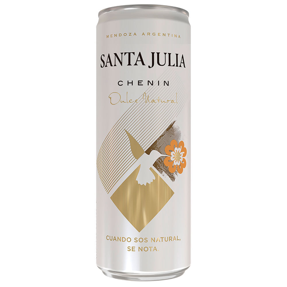 Vino blanco Chenin Dulce Santa Julia en lata 269 ml