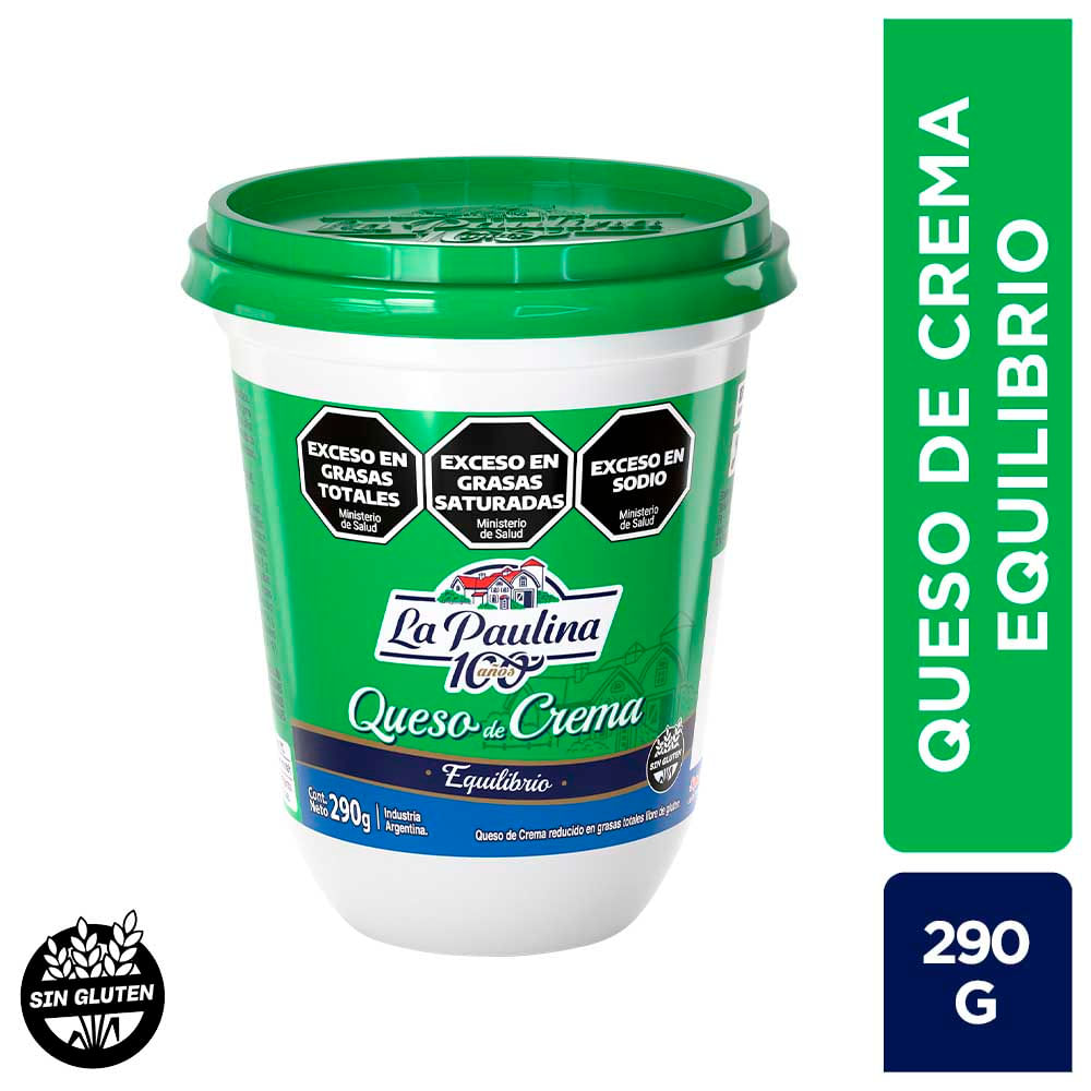 Queso Crema La Paulina Light 290 G