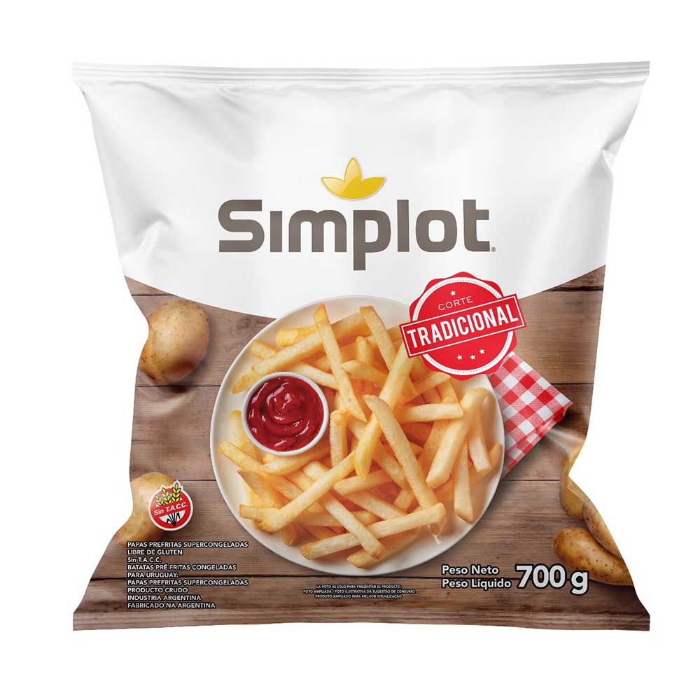 Papas Fritas Simplot Corte Tradicional 700 G