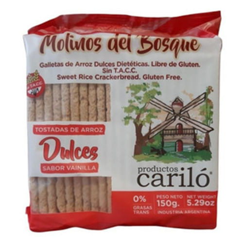 Tostadas De Arroz Molinos Del Bosque Dulce 150g