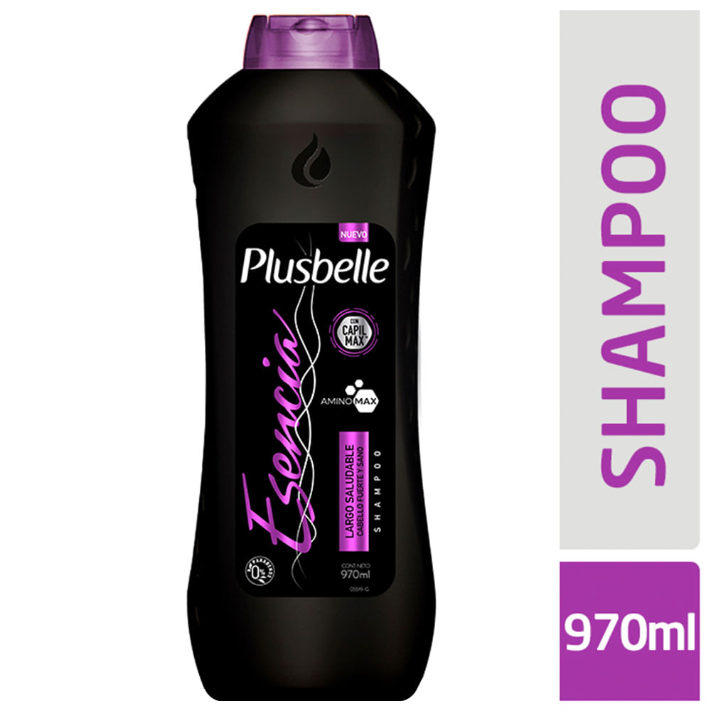 Shampoo Plusbelle Esencia Largo Saludable 970ml
