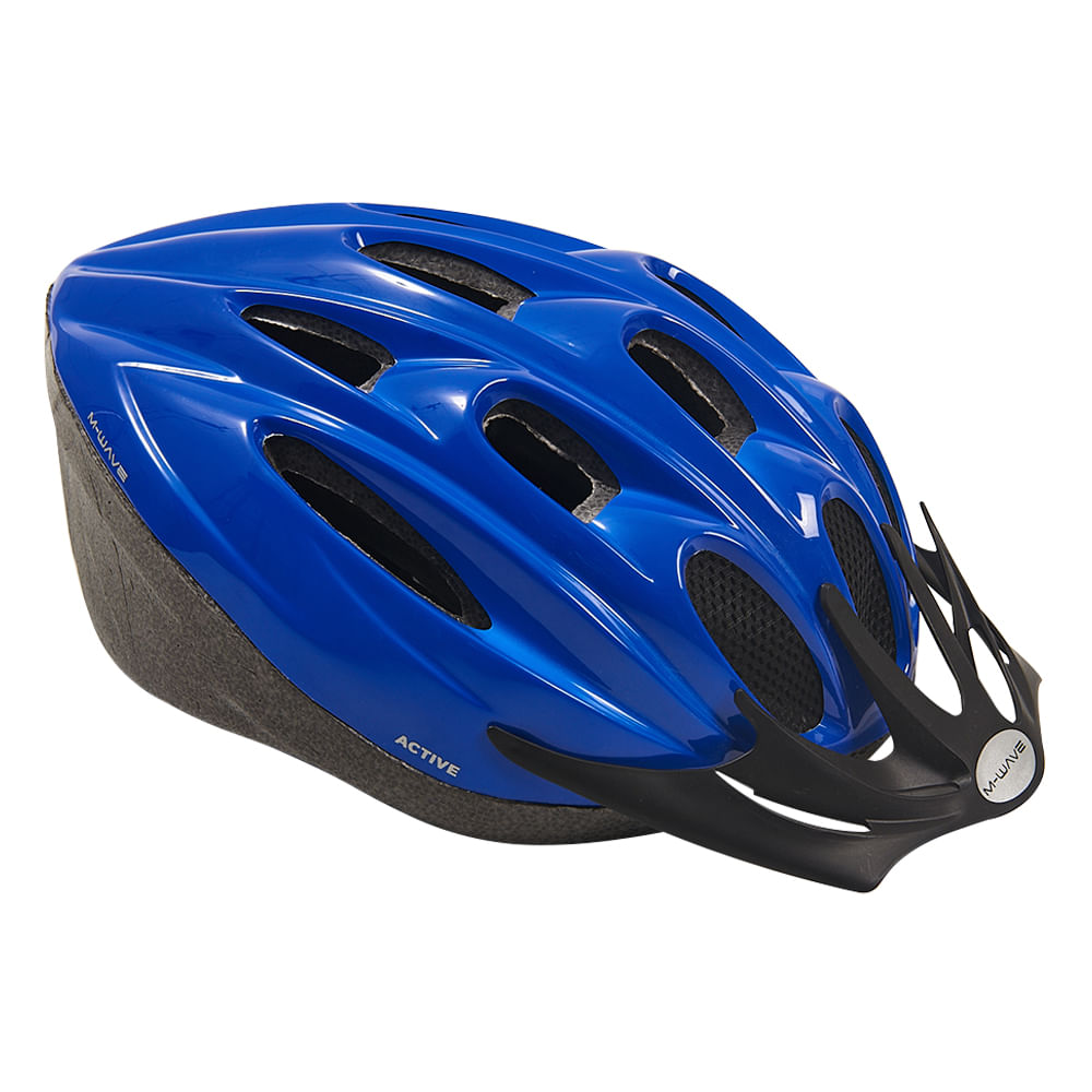 Casco M-Wave Talle L Azul Y Negro