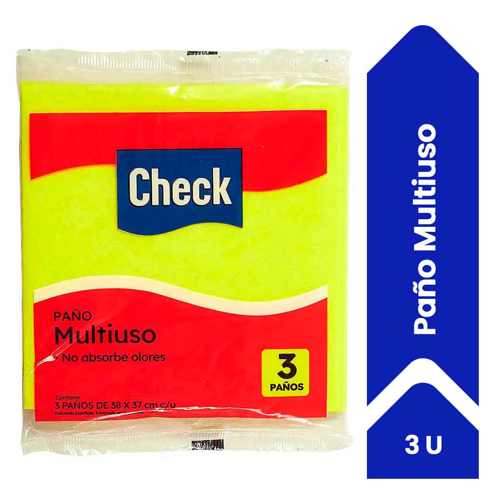 Paño Multiuso Check 3 U