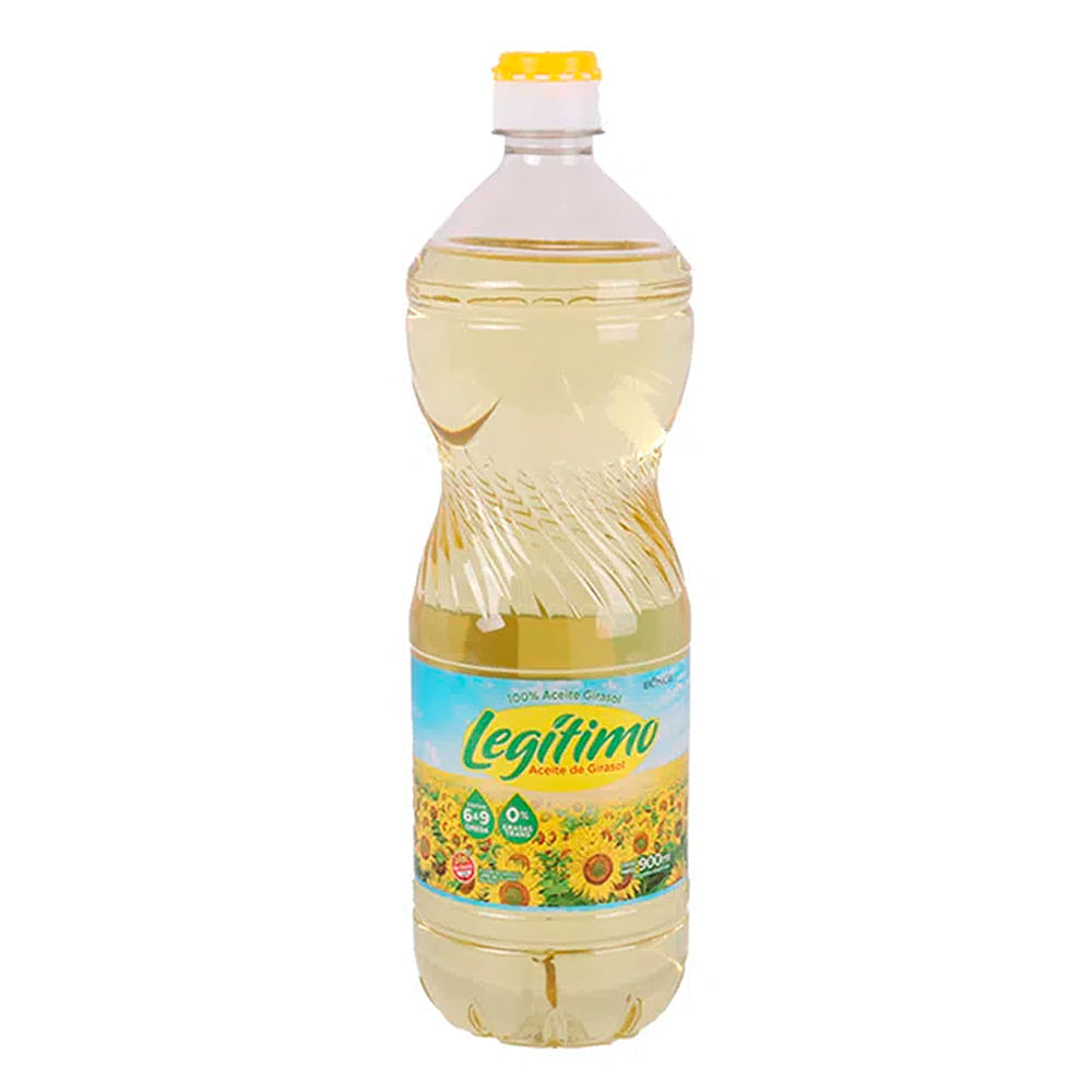 Aceite De Girasol Legitimo 900 Ml