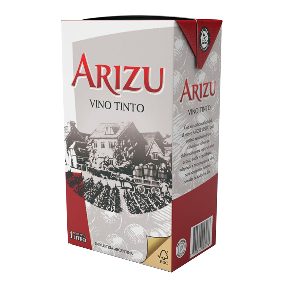 Vino Arizu Tinto 1 L