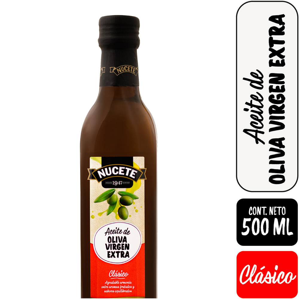 Aceite De Oliva Nucete Extra Virgen 500 Ml