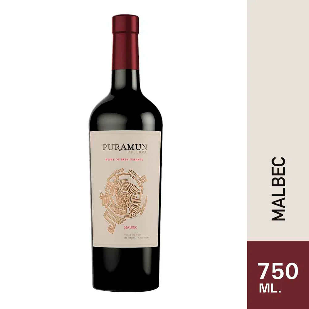 Vino Puramun Malbec 750 Ml