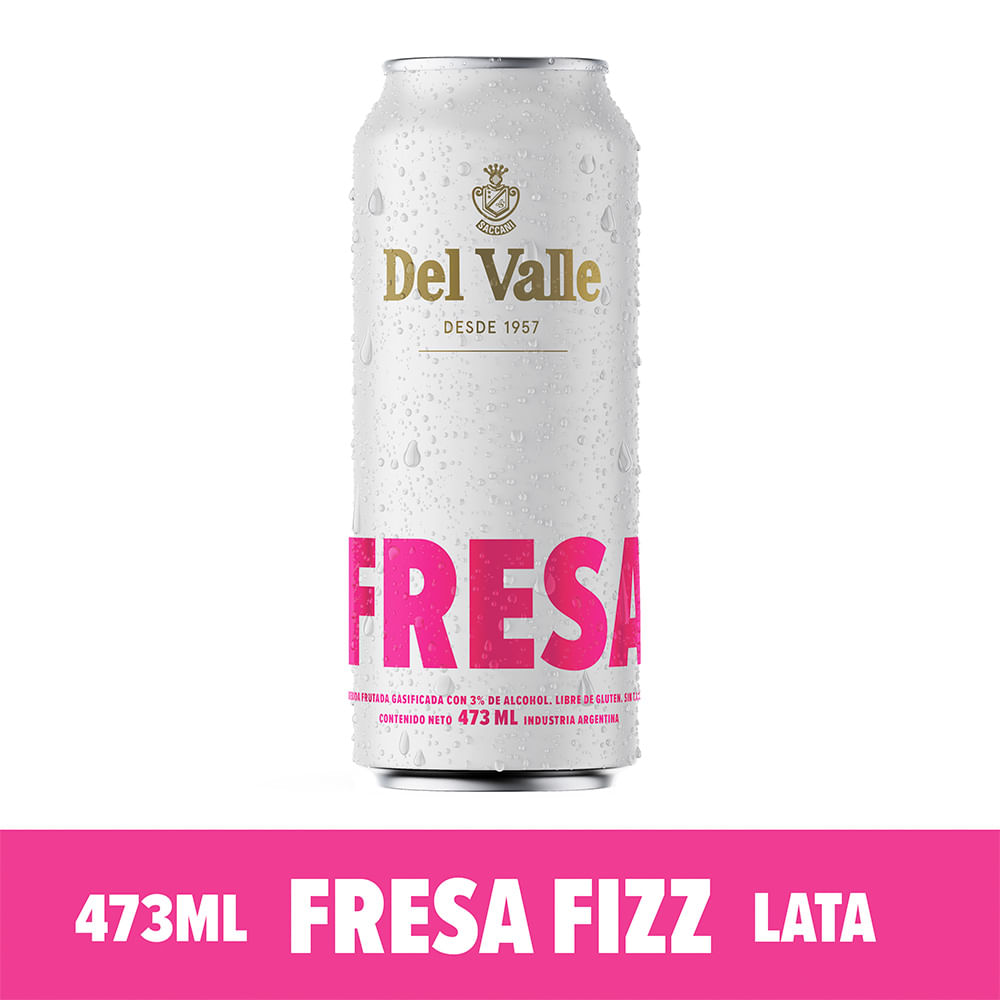 Sidra Del Valle Fresa Fizz 473ml