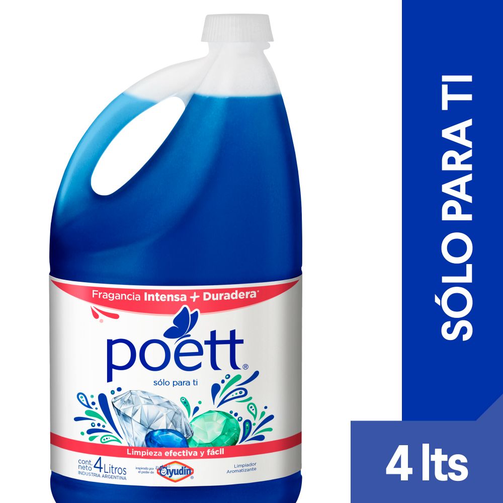 Limpiador Poett Solo Ti 4 lt