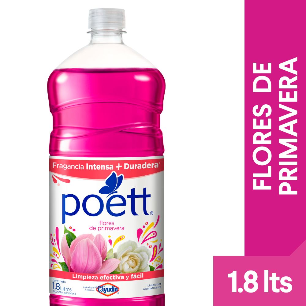 Limpiador Poett Flor Primavera 1.8 lt