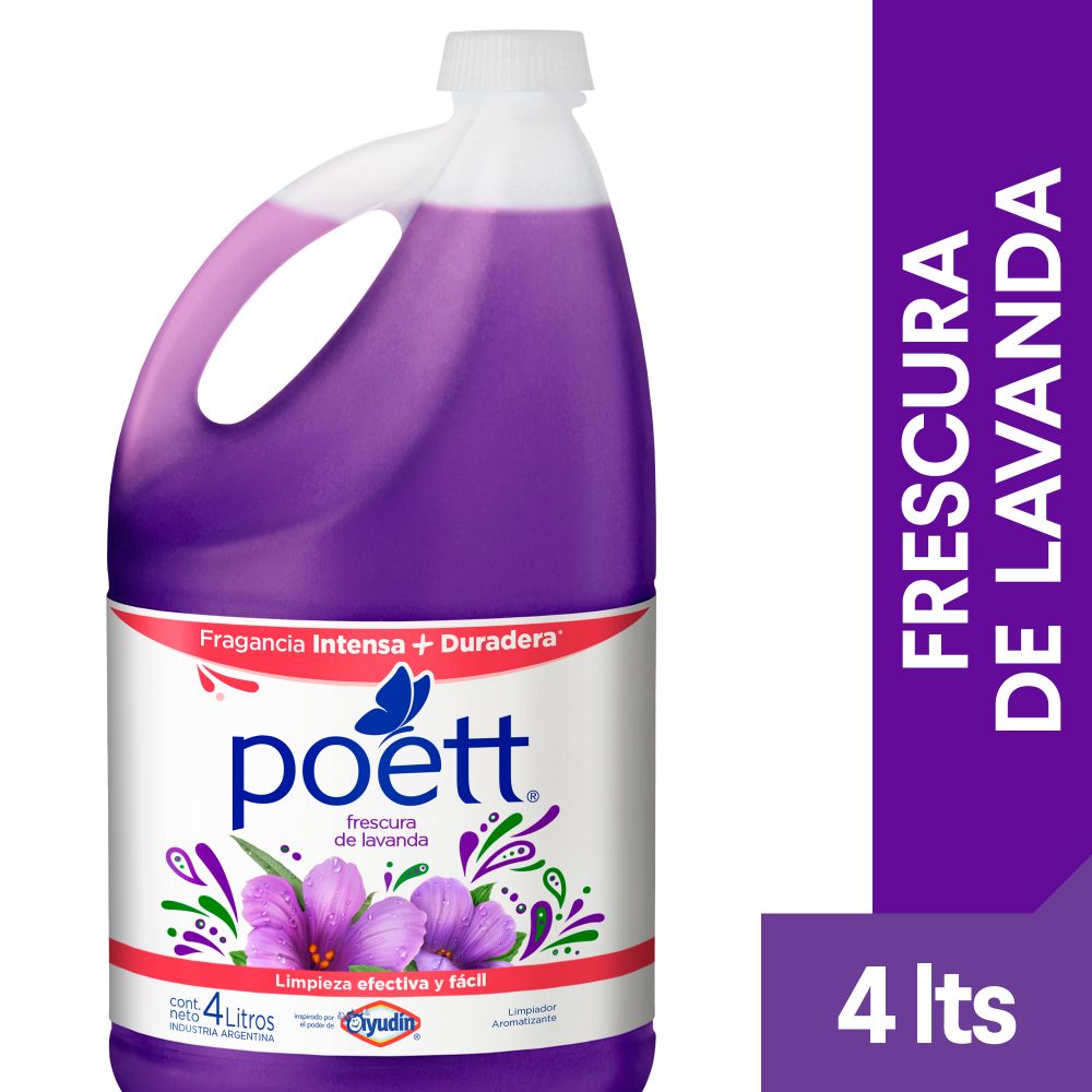 Limpiador Piso Poett Fres Lav 4 l