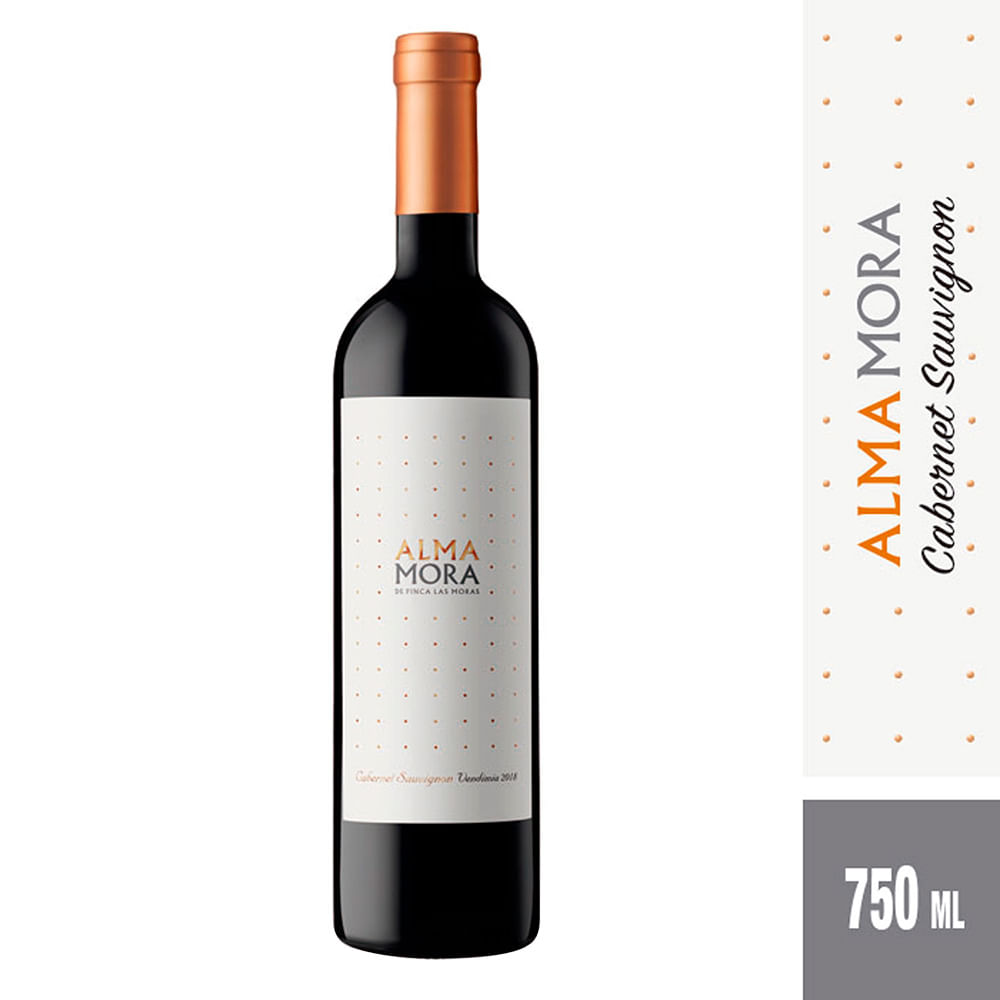 Vino Cabernet Sauvignon Alma Mora 750ml