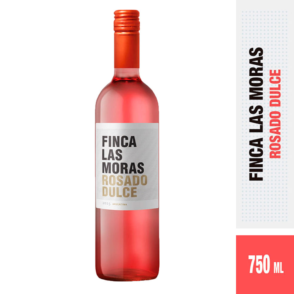 Vino Rosado Dulce 750 Cc Finca Las Moras