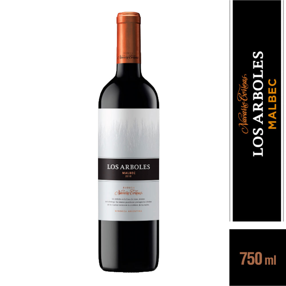 Vino Malbec Los Arboles 750ml