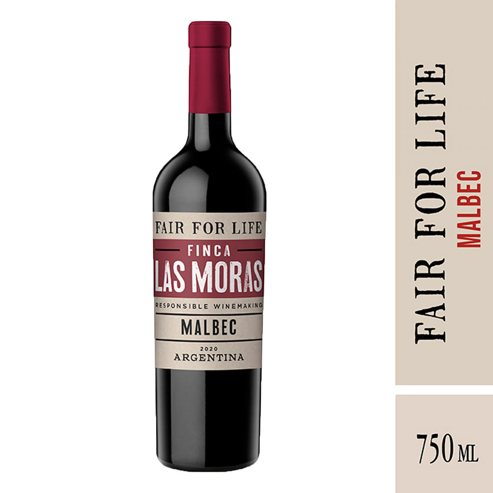 Vino Tinto Finca Las Morasmalbec 750 Ml