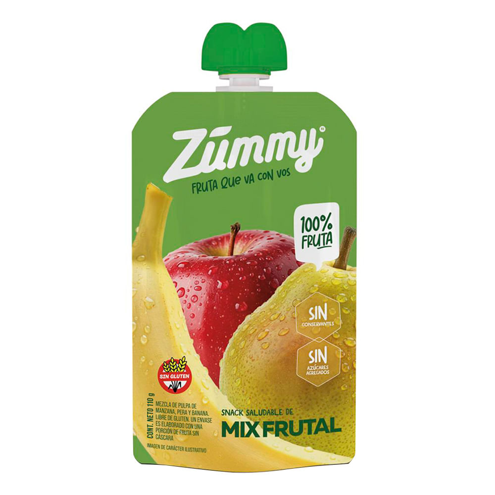 Puré Zummy Mix Frutal 110 G