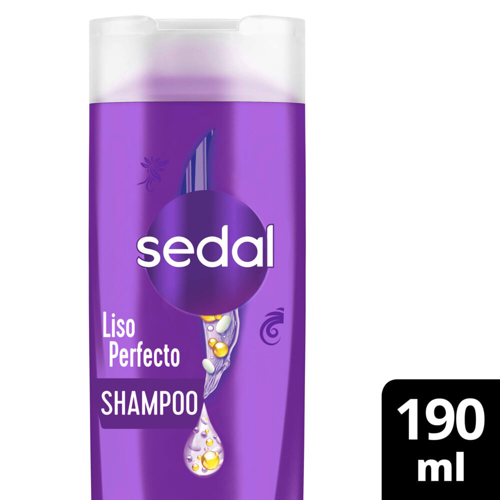 Shampoo Sedal liso perfecto 190 cc.