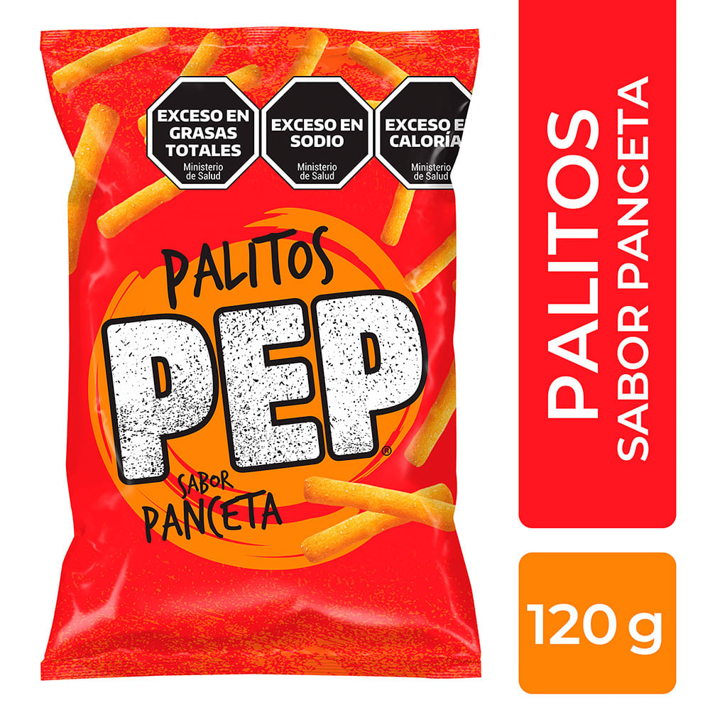 Palitos Salados Sabor Panceta Pep 120 G