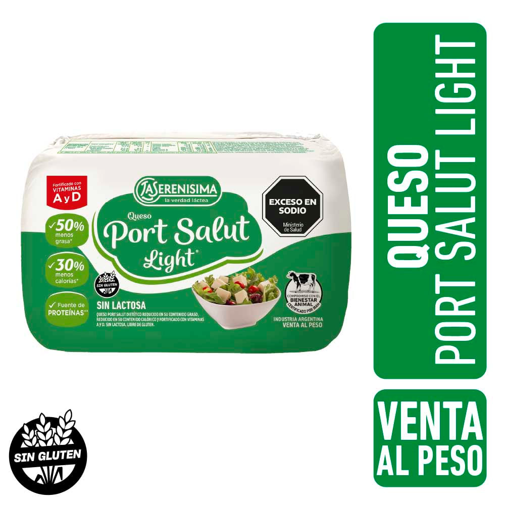 Queso Port Salut La Serenísima Light 450 G