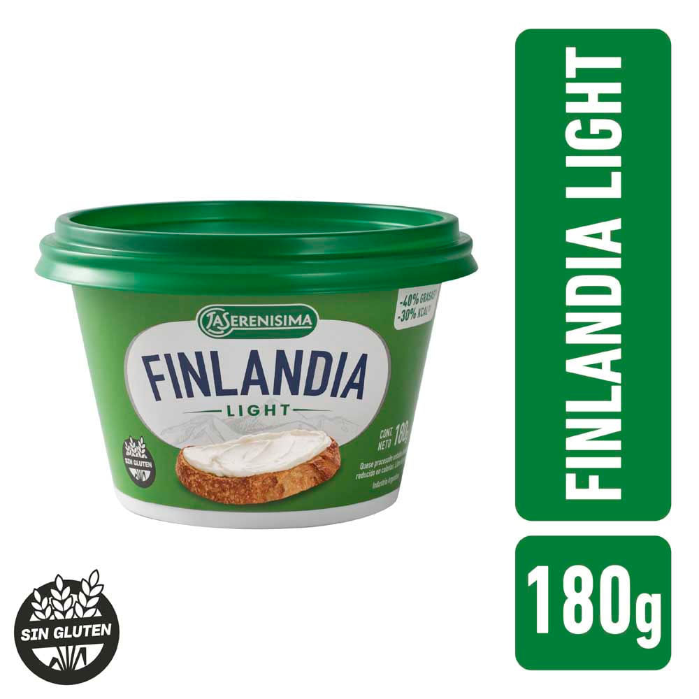 Queso Untable Finlandia Light 180 G
