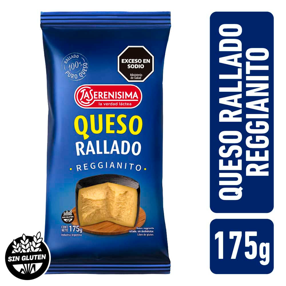 Queso Rallado La Serenísima Reggianito 175 G