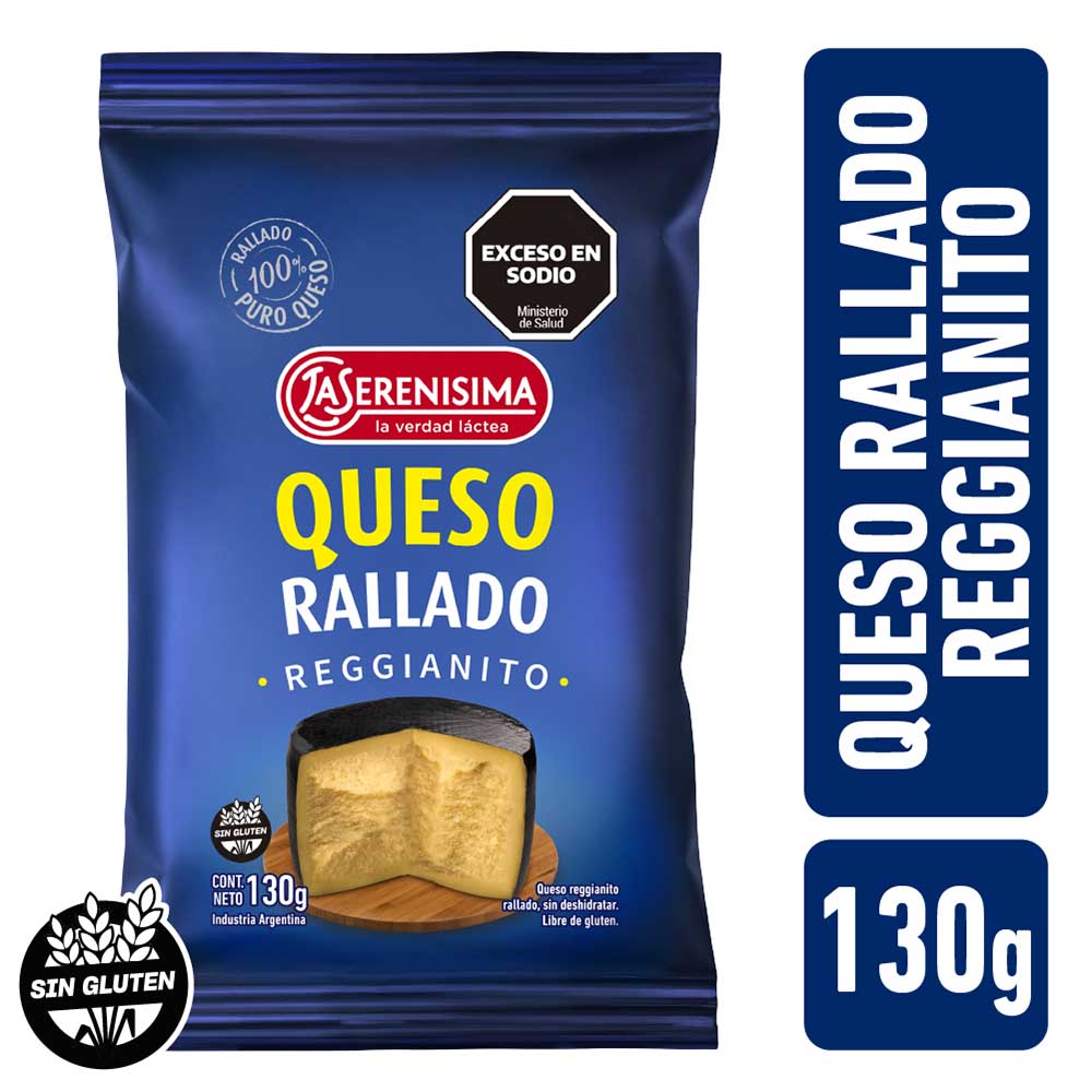 Queso Rallado La Serenísima Reggianito 130 G