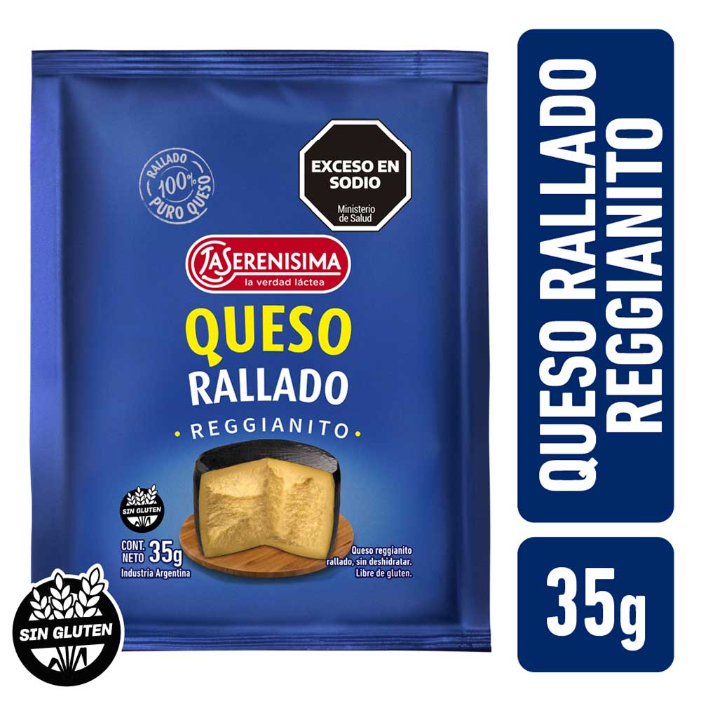 Queso Rallado La Serenísima Reggianito 35 G