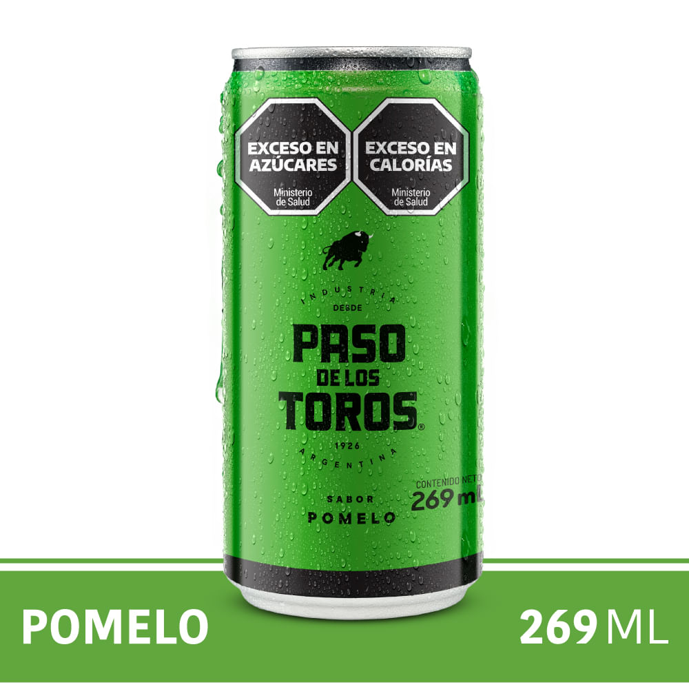 Gaseosa Paso De Los Toros Sabor Pomelo En Lata 269ml