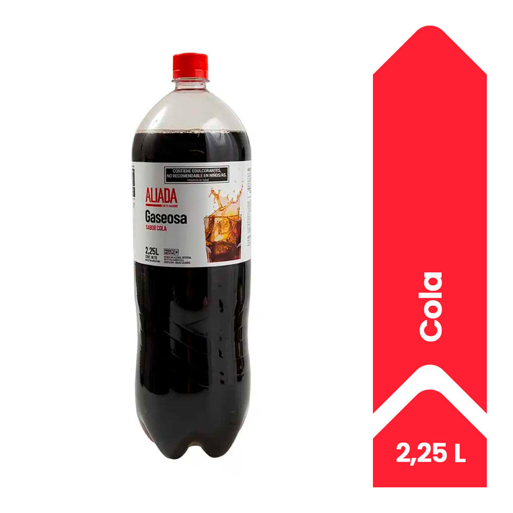 Gaseosa Aliada Cola 2.25 L