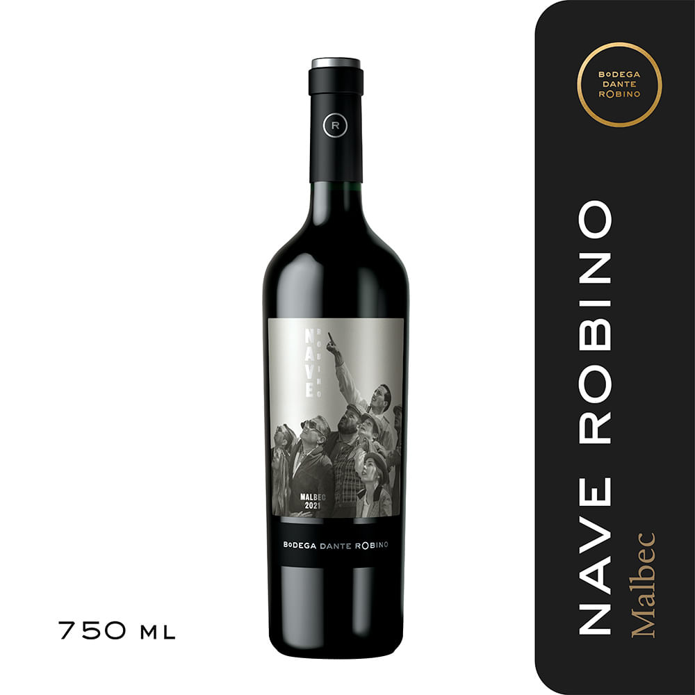 Vino Tinto Nave Robino Malbec 750 Ml