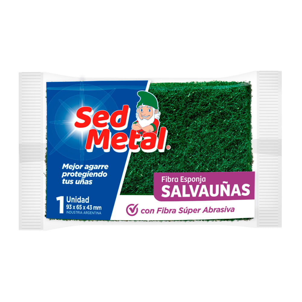 Esponja Sed Metal Con Fibra