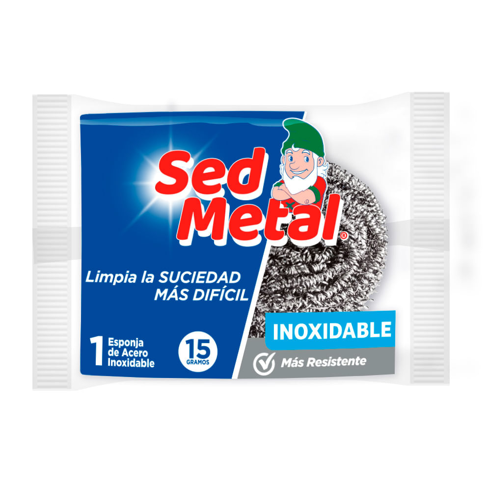 Esponja Sed Metal Hogar Acero Inoxidable