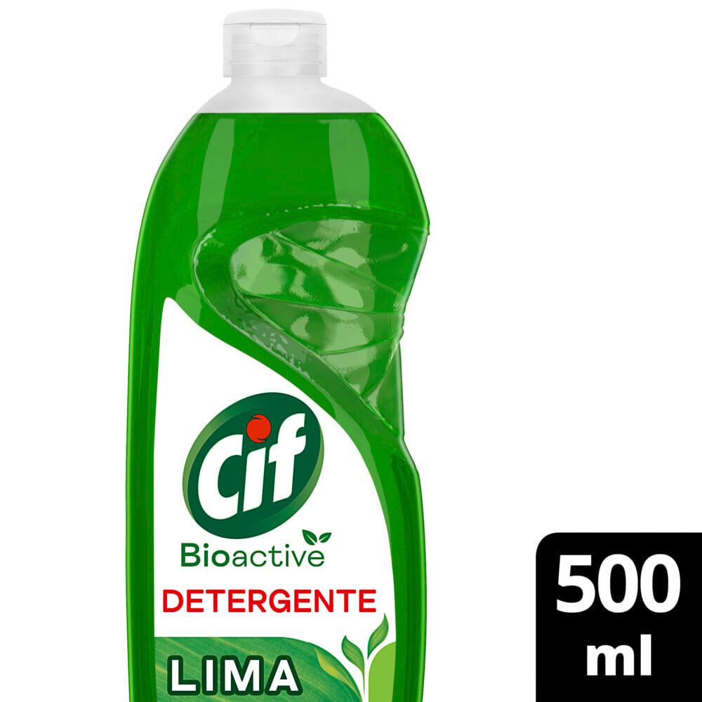 Detergente Cif  Bioactive Lima 500ml