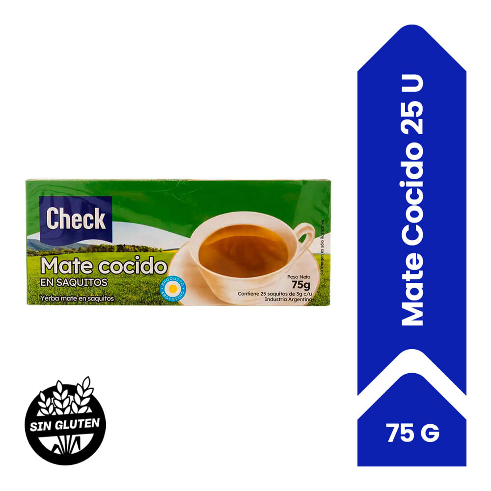 Mate Cocido Check 25 U