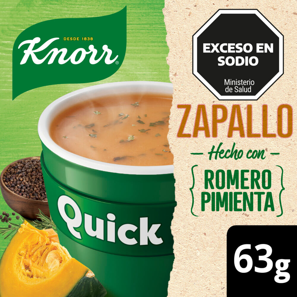 Sopa Knorr Qui Zapallo 63 gr
