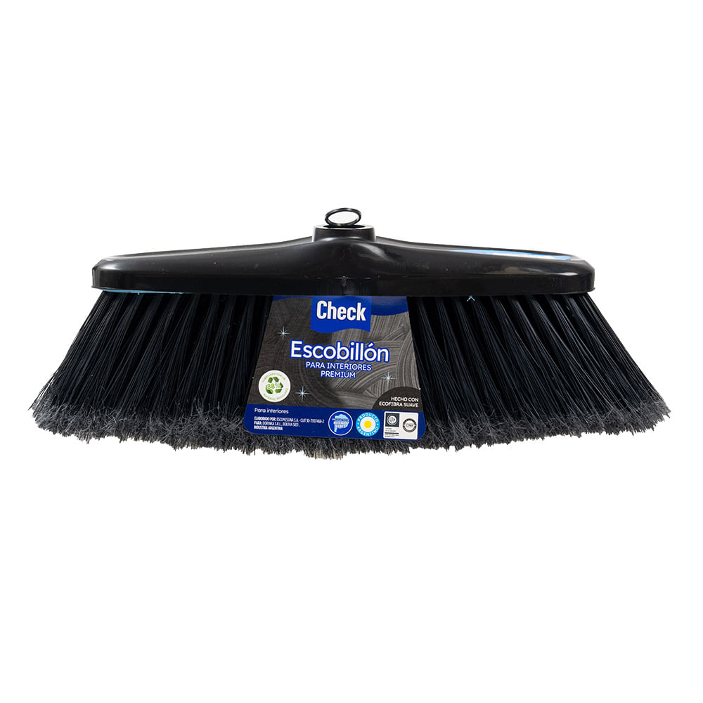 Escobillon Para Interior Check Premium Negro/Plata