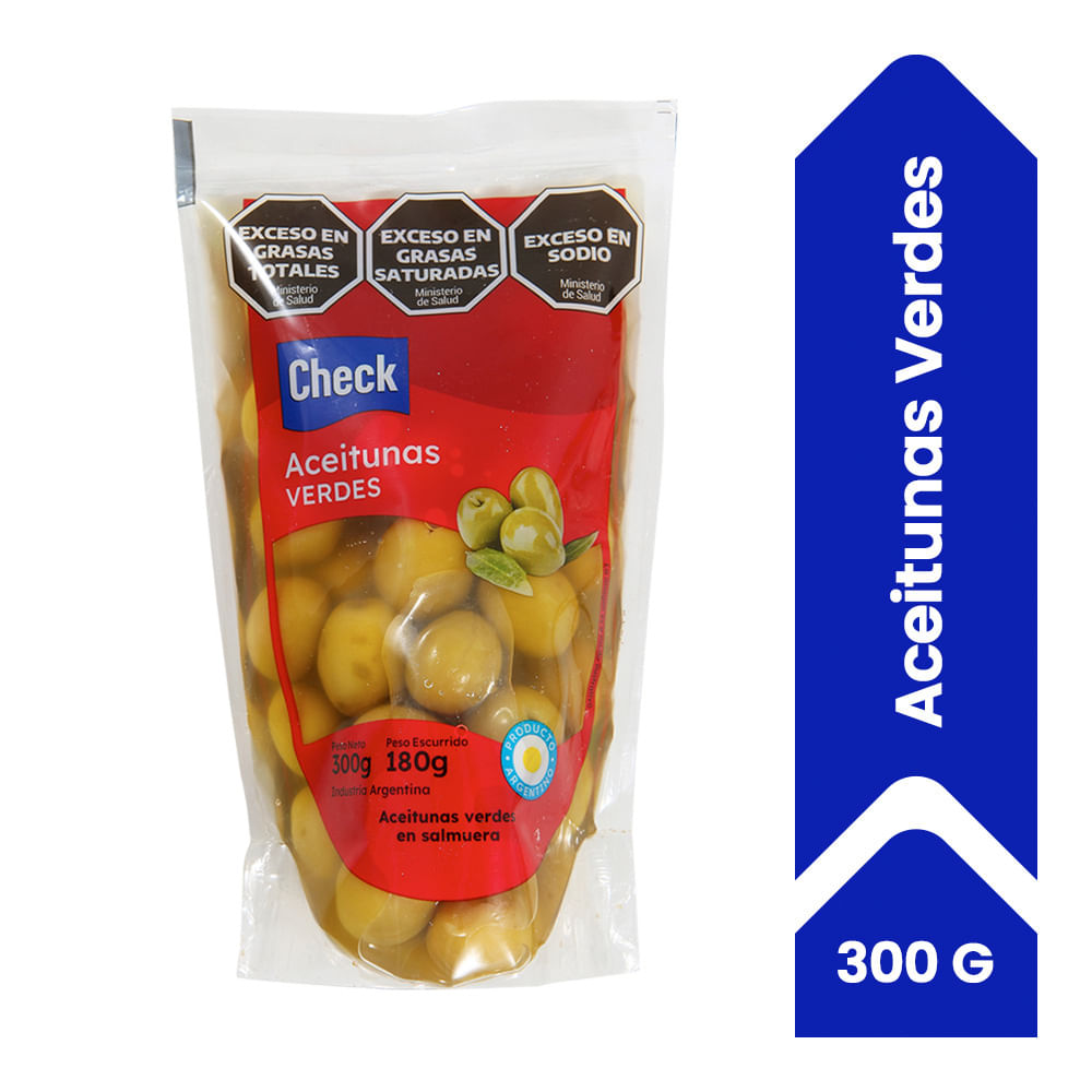 Aceitunas Check Verdes 180 G
