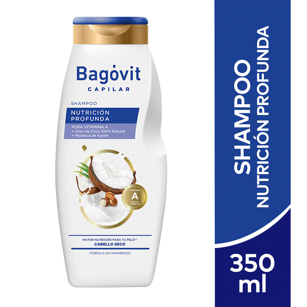 Bagóvit Capilar Nutrición Profunda Shampoo X 350 Ml