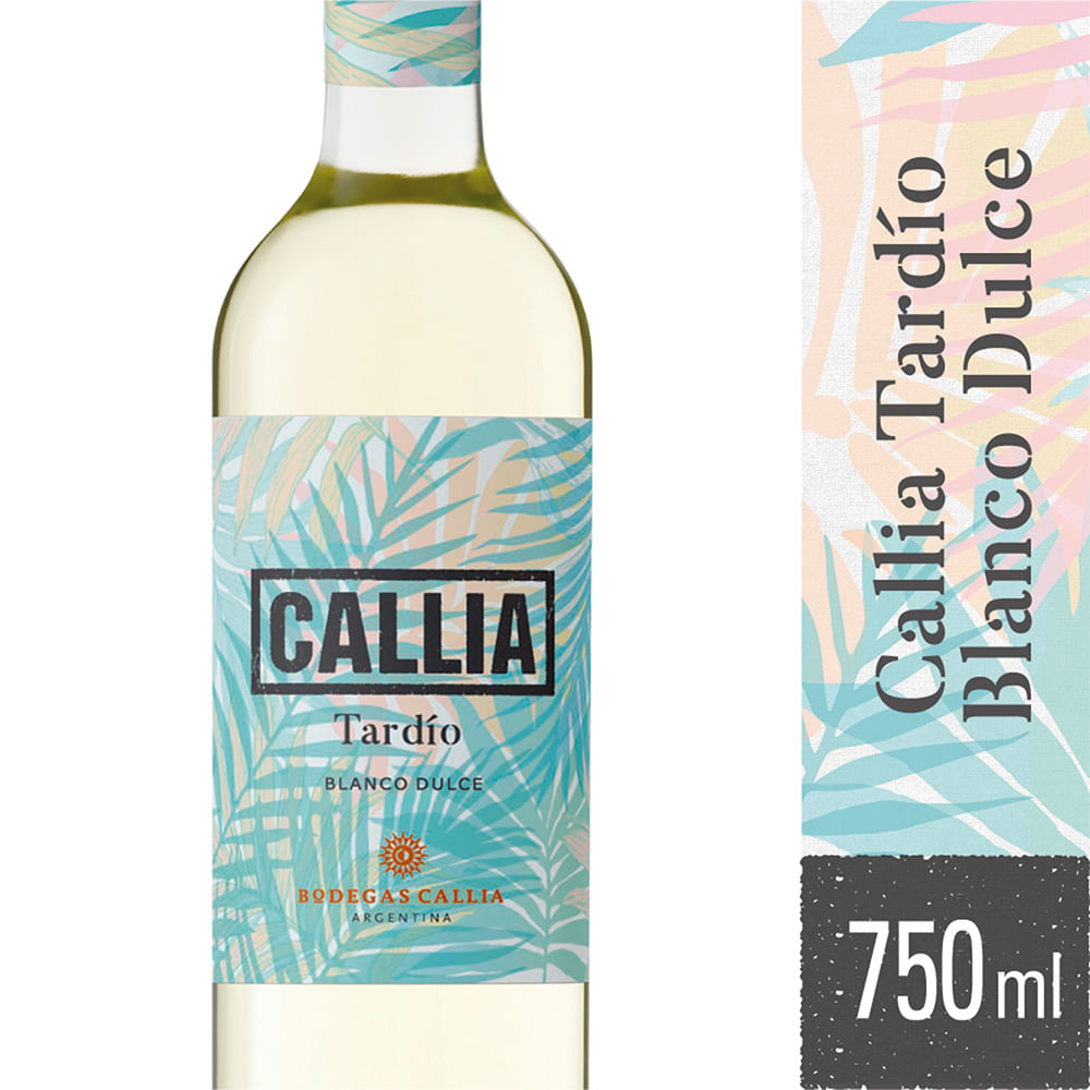 Vino Blanco Dulce Callia Tardío 750ml