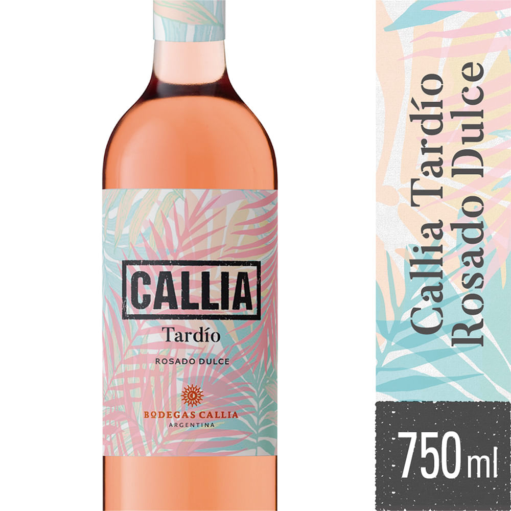 Vino Tardio Rose 750 Ml  Callia