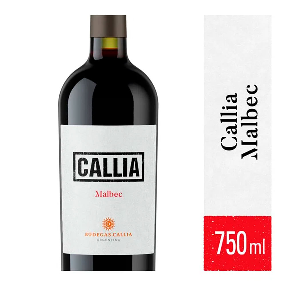 Vino Tinto Callia Malbec 750ml