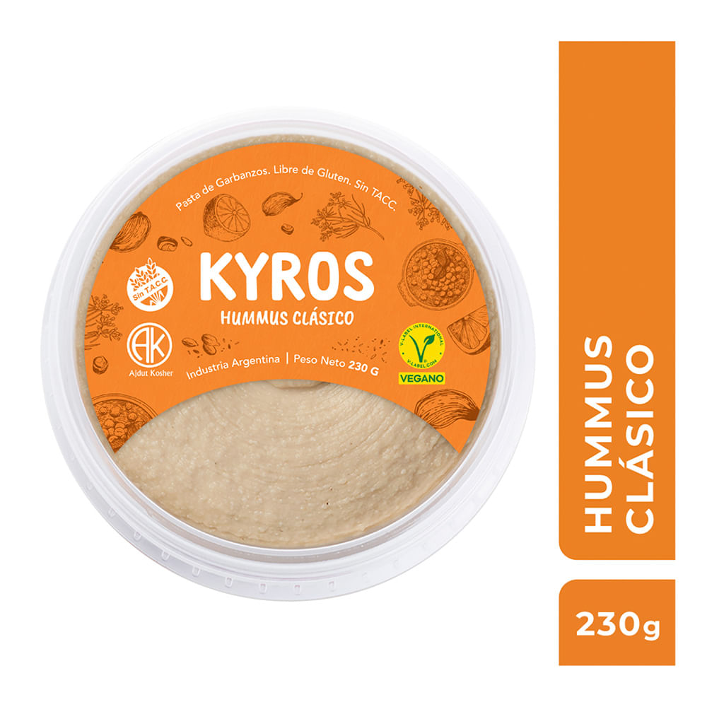 Hummus Kyros Clásico 230 G