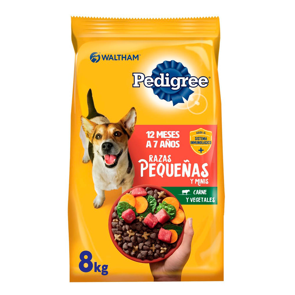 Alimento Seco Para Perro Pedigree Adulto Razas Pequeñas 8kg