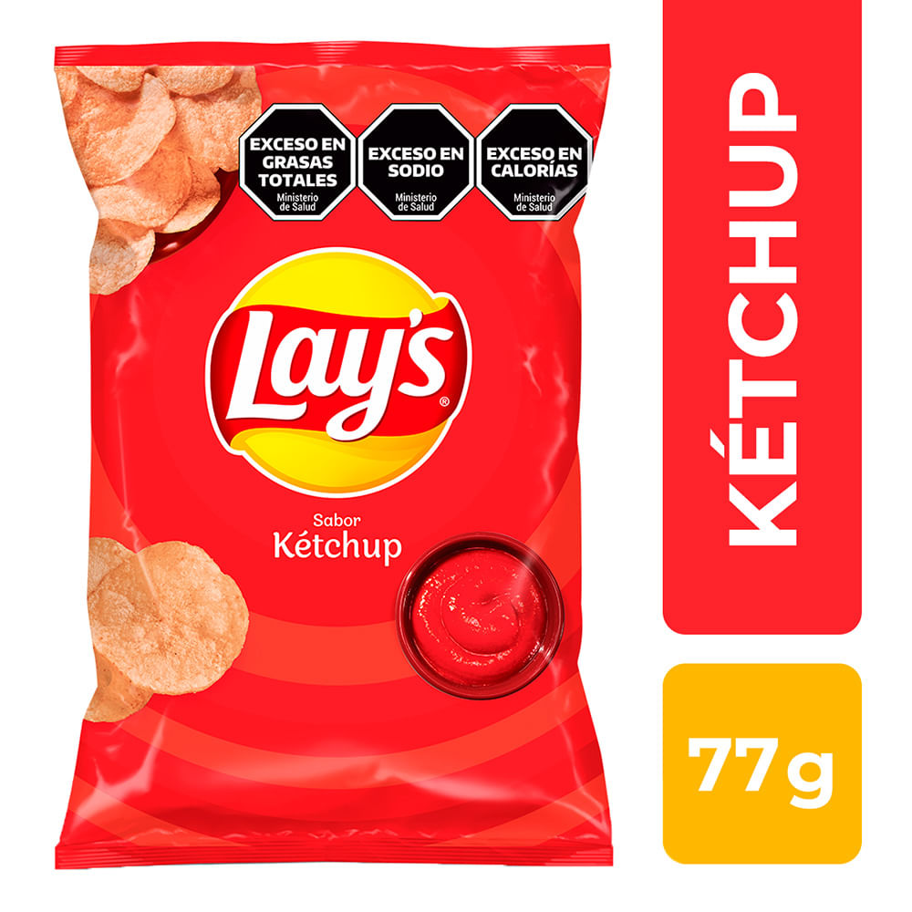 Papas fritas Ketchup Lay's 77 gr