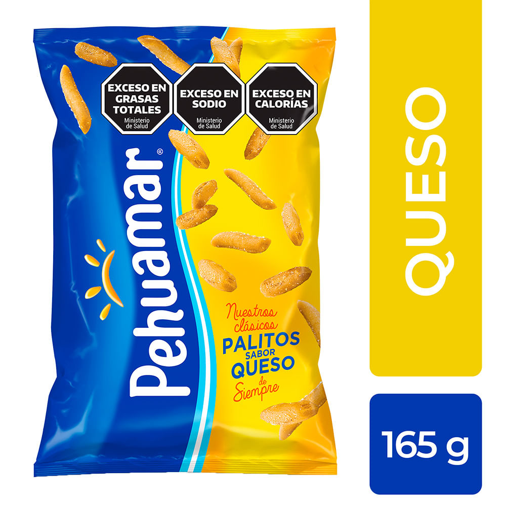 Palitos Sabor A Queso Pehuamar 165 G