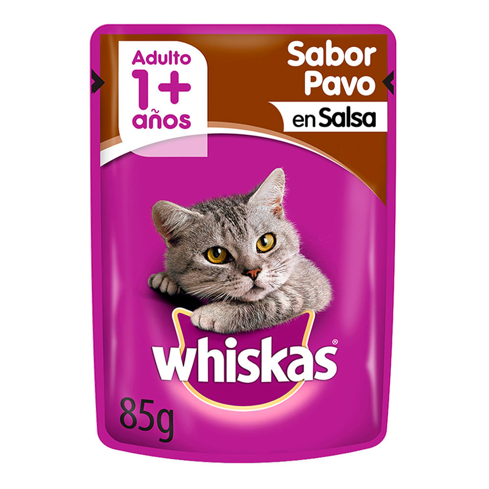 Alimento Gato Pavo Pocuh Whiskas 85 Gr